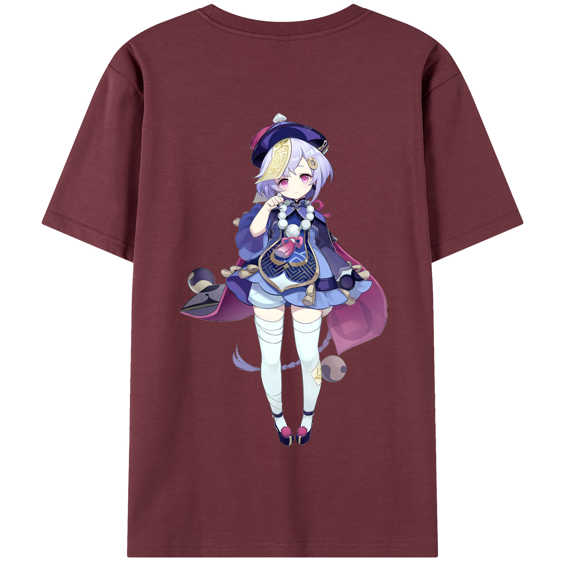 げんし神 七七 なな  genshin Nana 綿100％半袖Tシャツ（背面プリント）